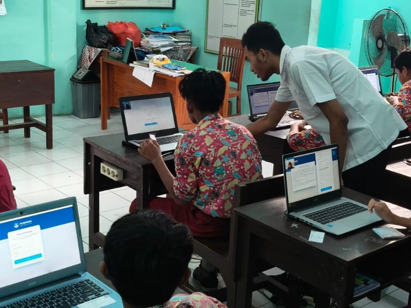 Pelaksanaan Gladi Bersih TKA untuk kelas 6