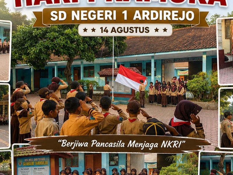 Upacara Bendera dalam Rangka Hari Pramuka